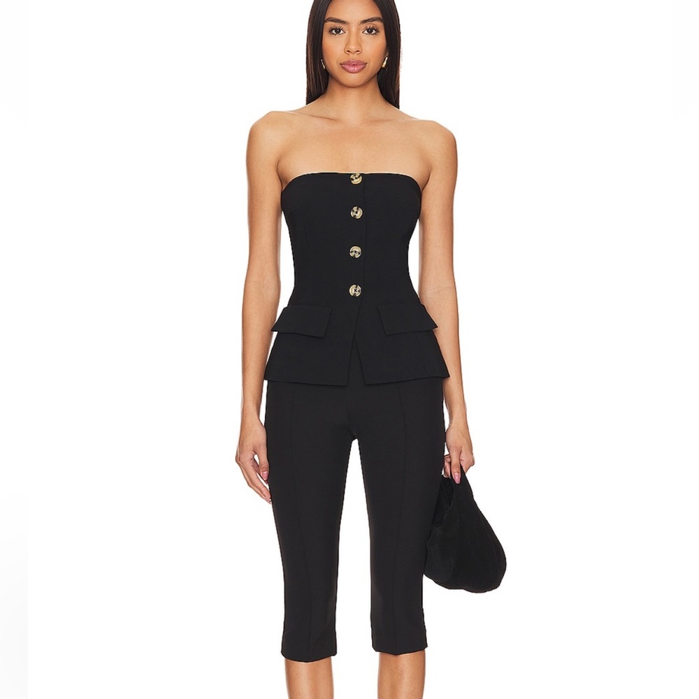 Amanda Uprichard X REVOLVE Kourt Strapless Top - Black- XS